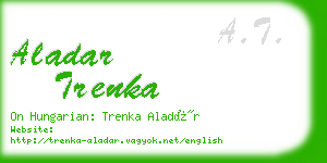 aladar trenka business card